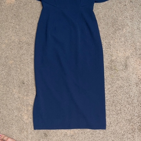 Dress The Population Louisa Butterfly Sleeve Cocktail Dress Navy XS - Picture 8 of 14